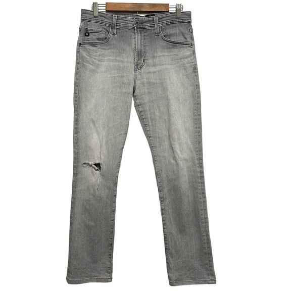 AG Adriano Goldschmied Everett Slim Straight Stretch Jeans Size 31x32 - Picture 9 of 9